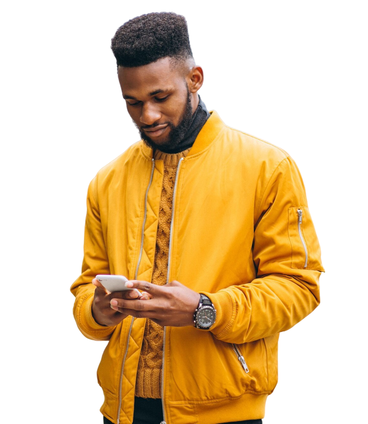 Professional filing taxes on phone